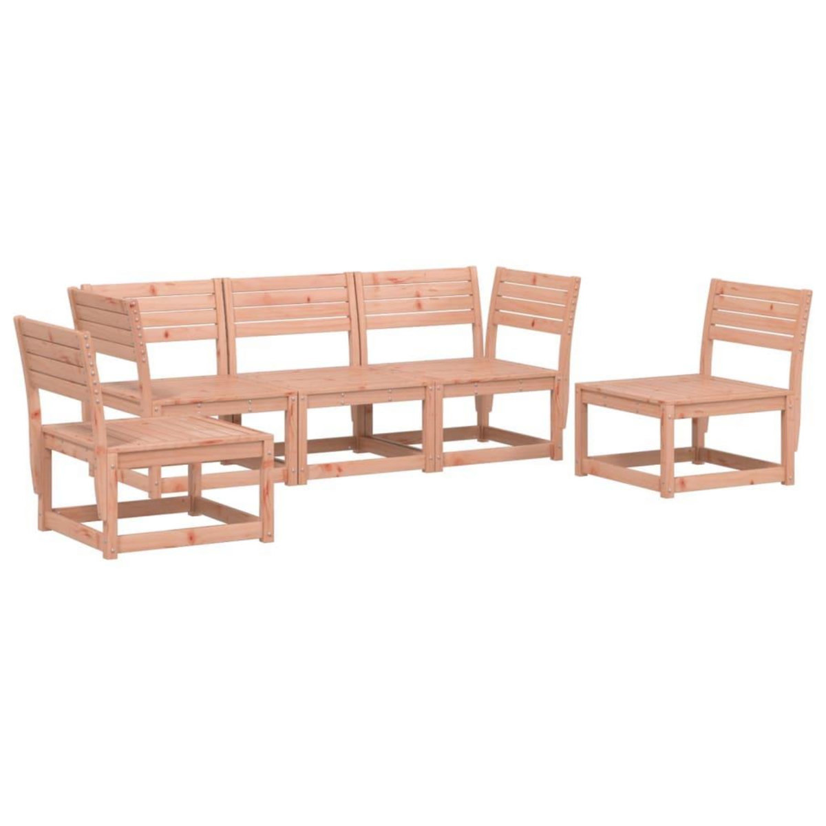 VIDAXL Salon de jardin 5 pcs bois massif de douglas