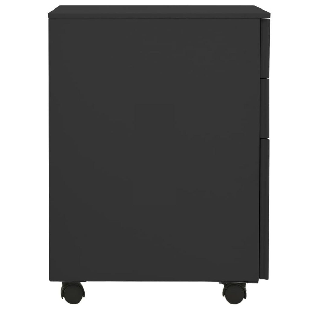 VIDAXL Classeur mobile Anthracite 39x45x60 cm Acier