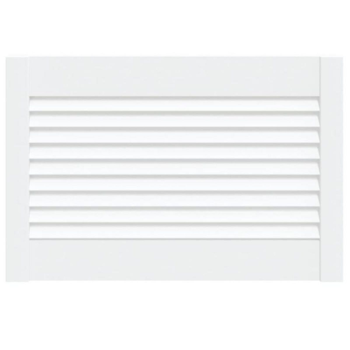 VIDAXL Porte d armoire à persiennes blanc 39,5x59,4 cm pin massif