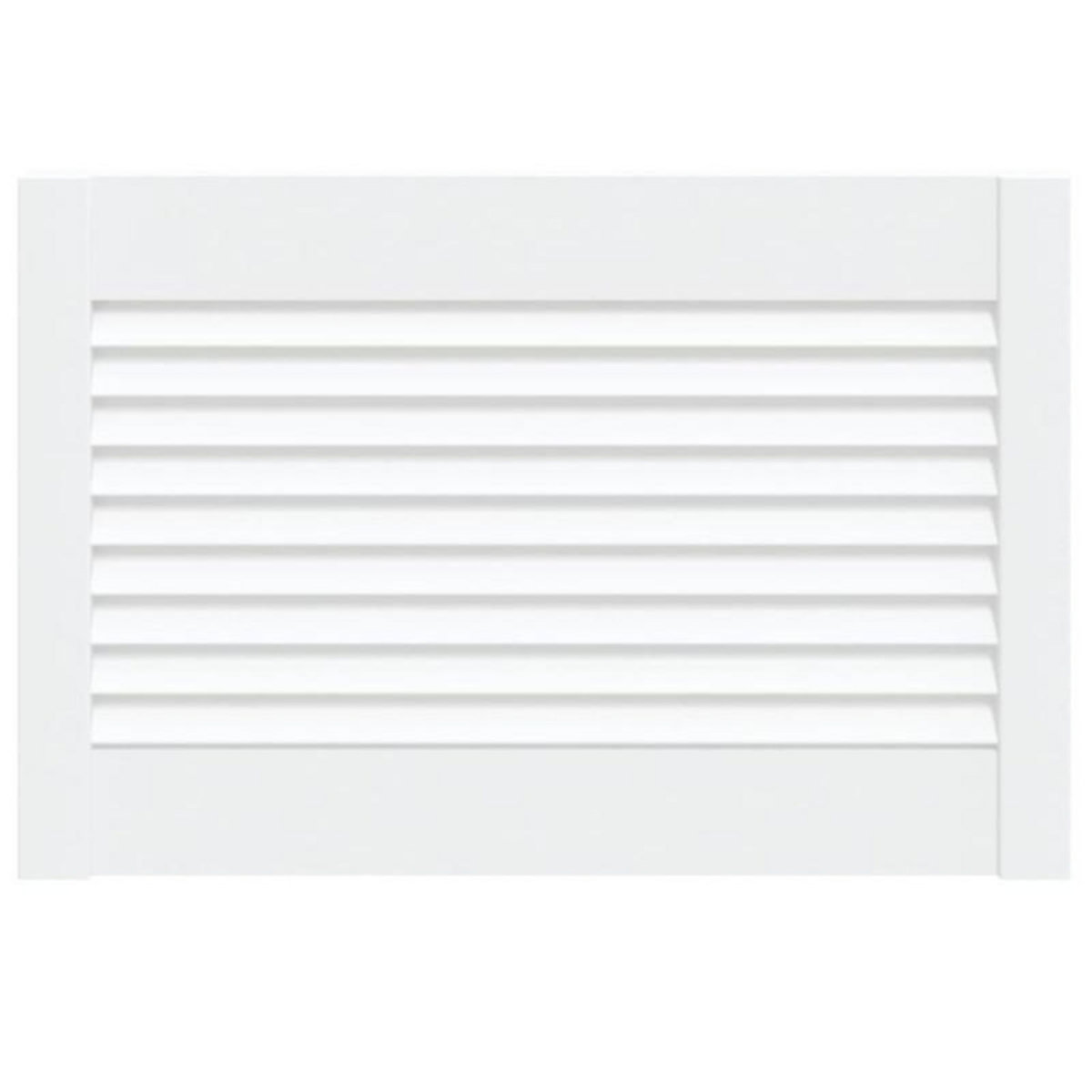 VIDAXL Porte d armoire à persiennes blanc 39,5x59,4 cm pin massif