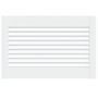 Voir la diapositive 2 : VIDAXL Porte d armoire à persiennes blanc 39,5x59,4 cm pin massif
