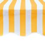 Voir la diapositive 4 : VIDAXL Toile d'auvent Orange et blanc 500x300 cm