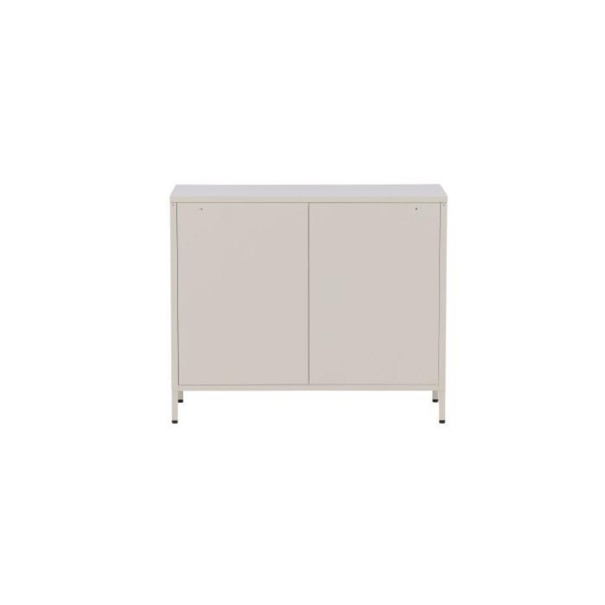 Paris Prix Buffet 4 Portes en Métal  Nett  90cm Beige