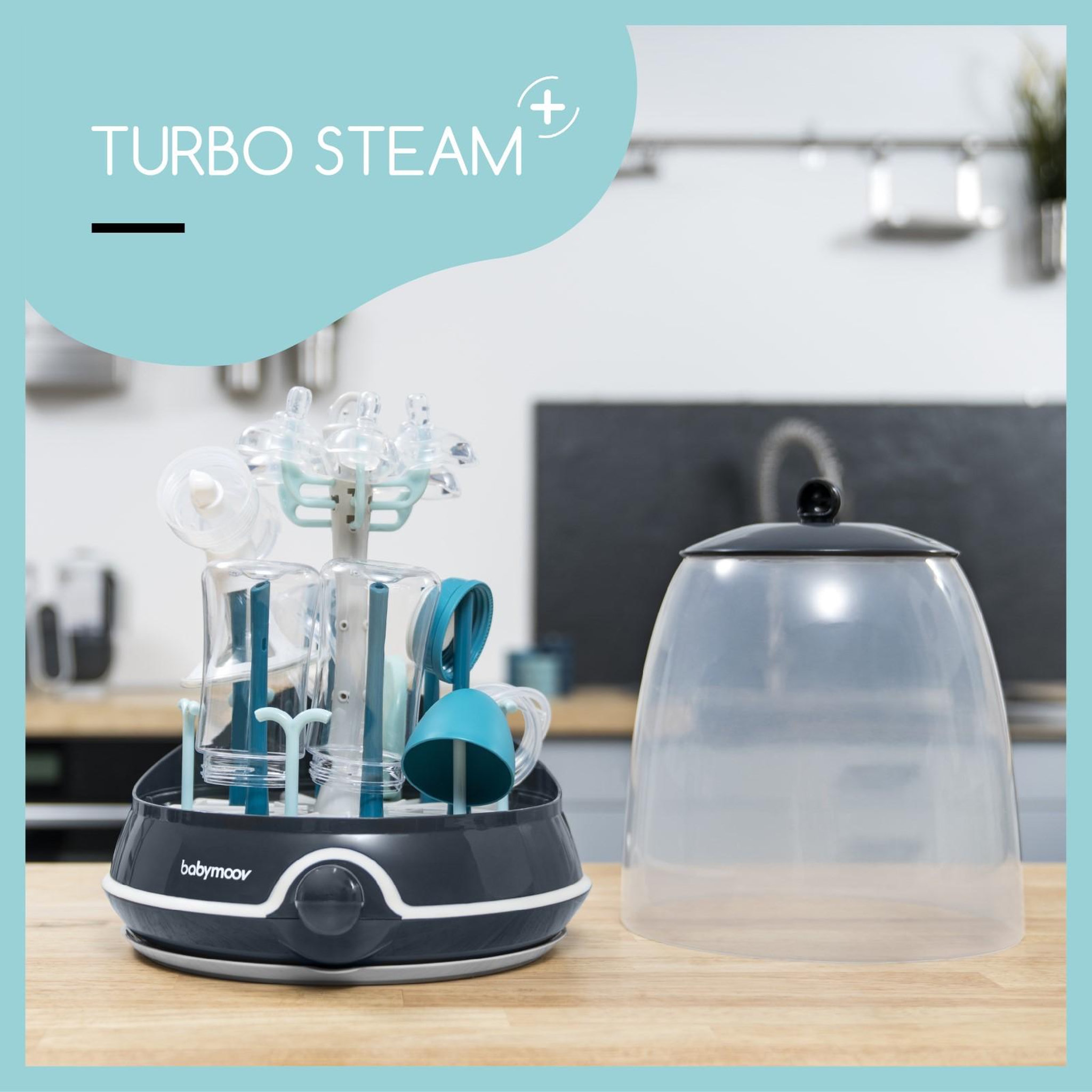 Voir la diapositive 2 : BABYMOOV Stérilisateur 2 en 1 pour enfant turbo steam plus babymoov - biberons & accessoires - universel