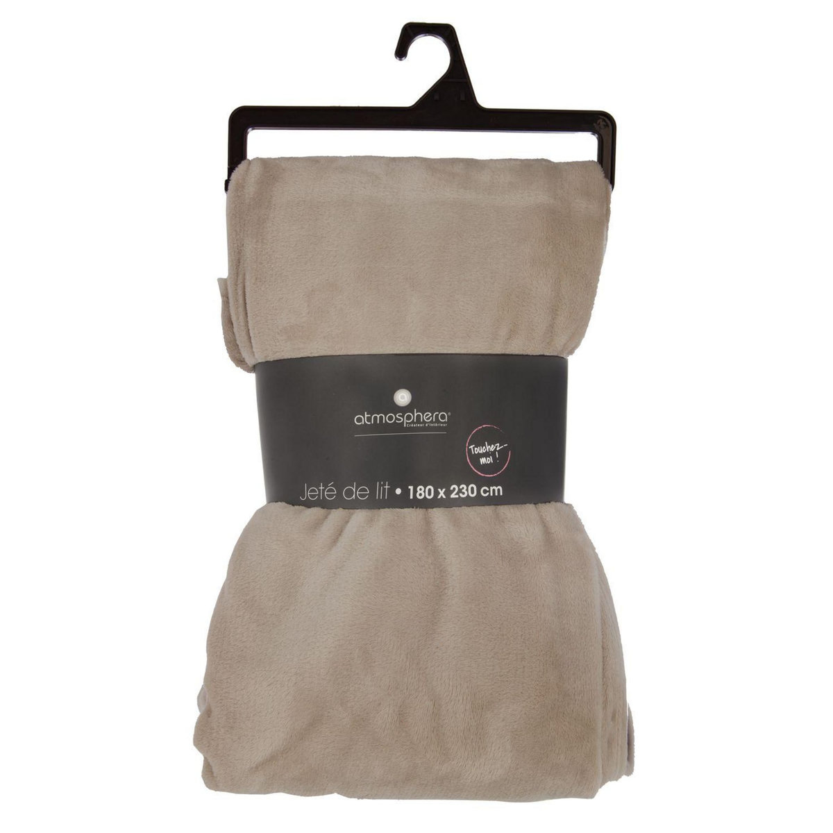 ATMOSPHERA Grand Plaid en flanelle uni