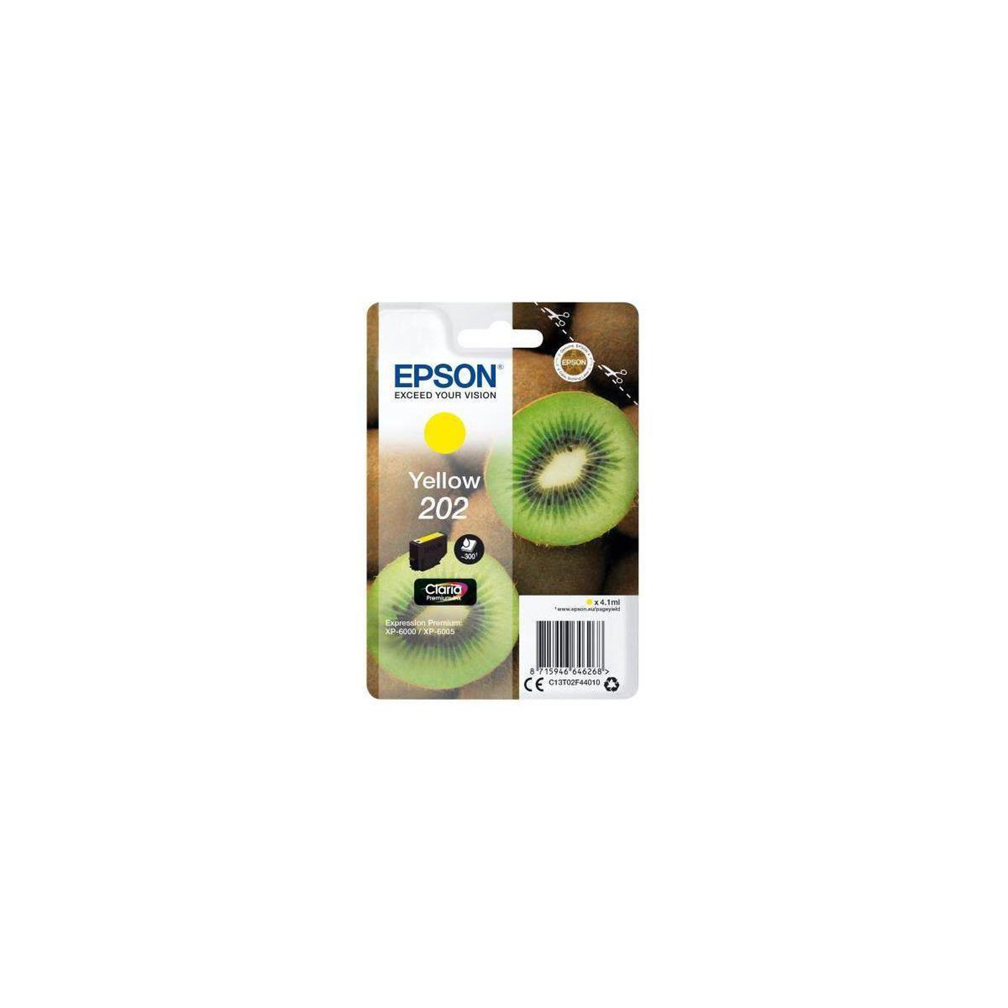 Epson Cartouche d'encre originale 202 jaune (yellow) série kiwi - c13t02e44010