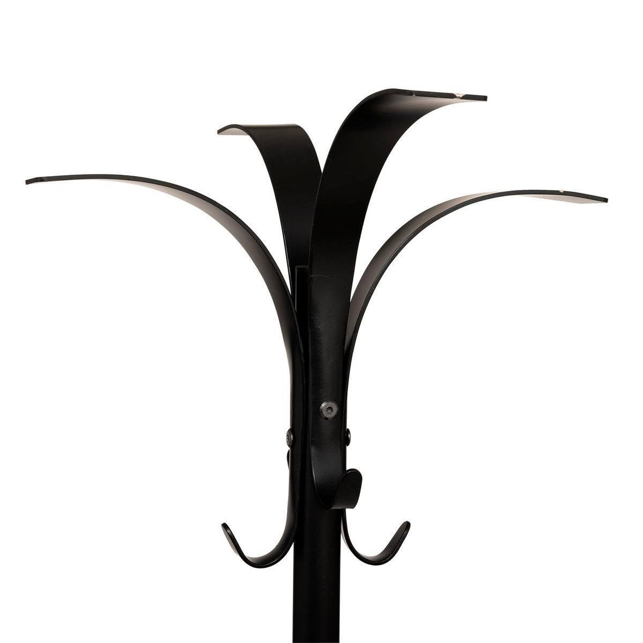 Voir la diapositive 2 : FIVE Porte-manteau 8 tiges en métal  hélix  175cm noir