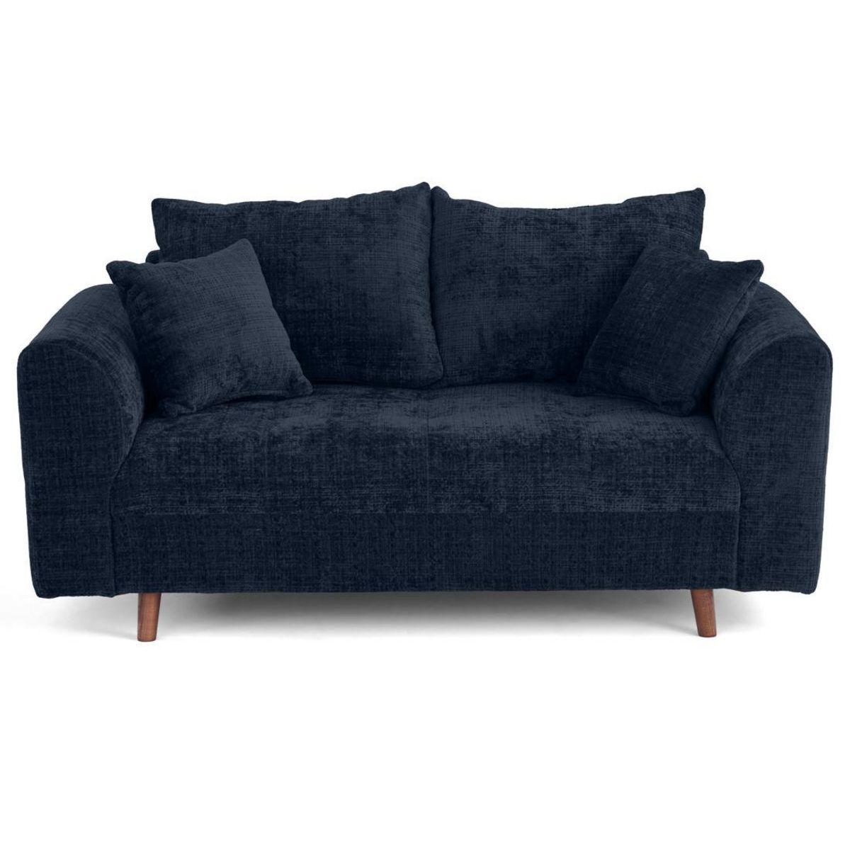 LISA DESIGN Rune - canapé droit 2 places en velours texturé