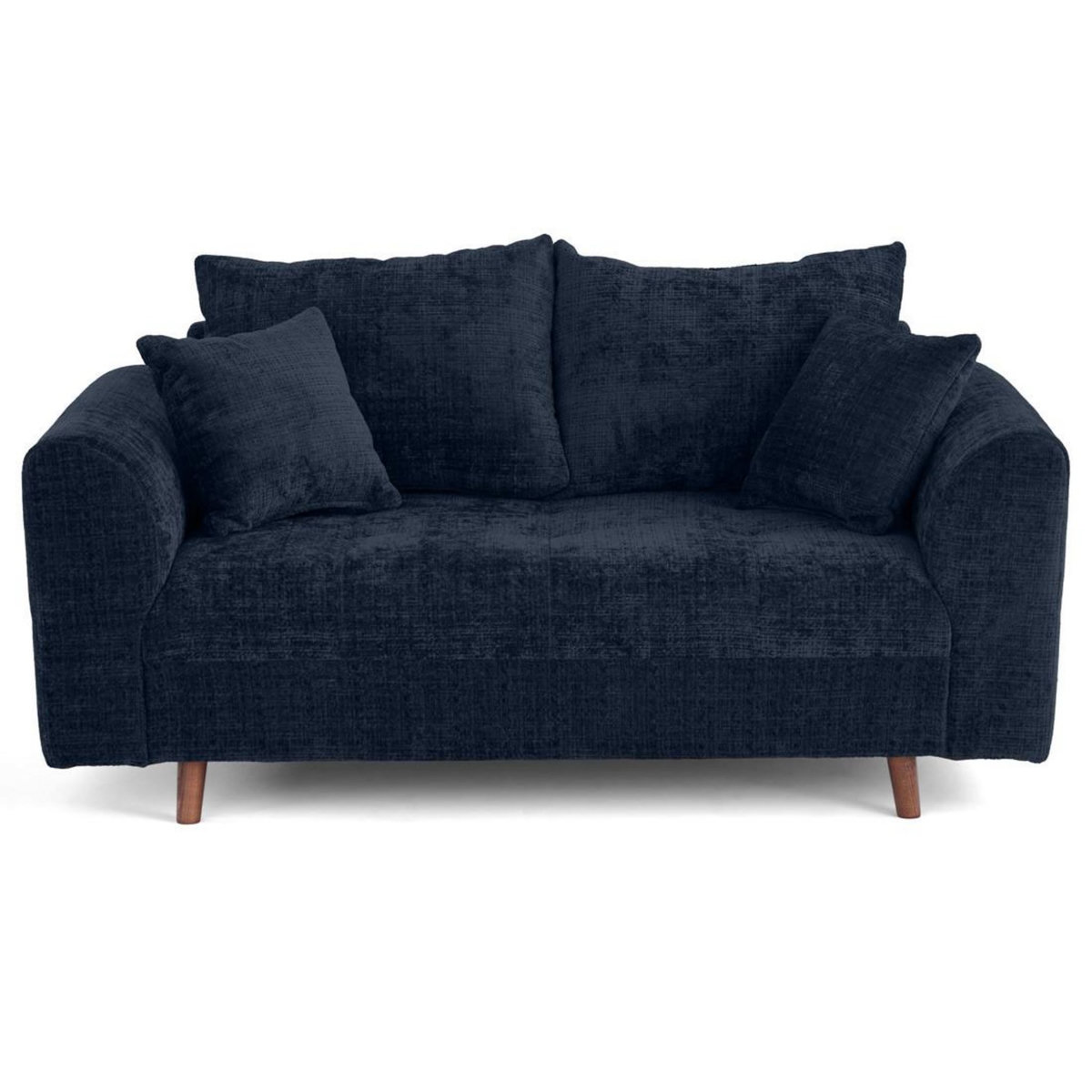 LISA DESIGN Rune - canapé droit 2 places en velours texturé