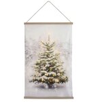 Paris Prix Toile Murale Déco LED  Noël  75x112cm Multicolore