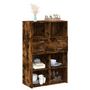 Voir la diapositive 3 : VIDAXL Buffet haut chene fume 80x42,5x124 cm bois d'ingenierie