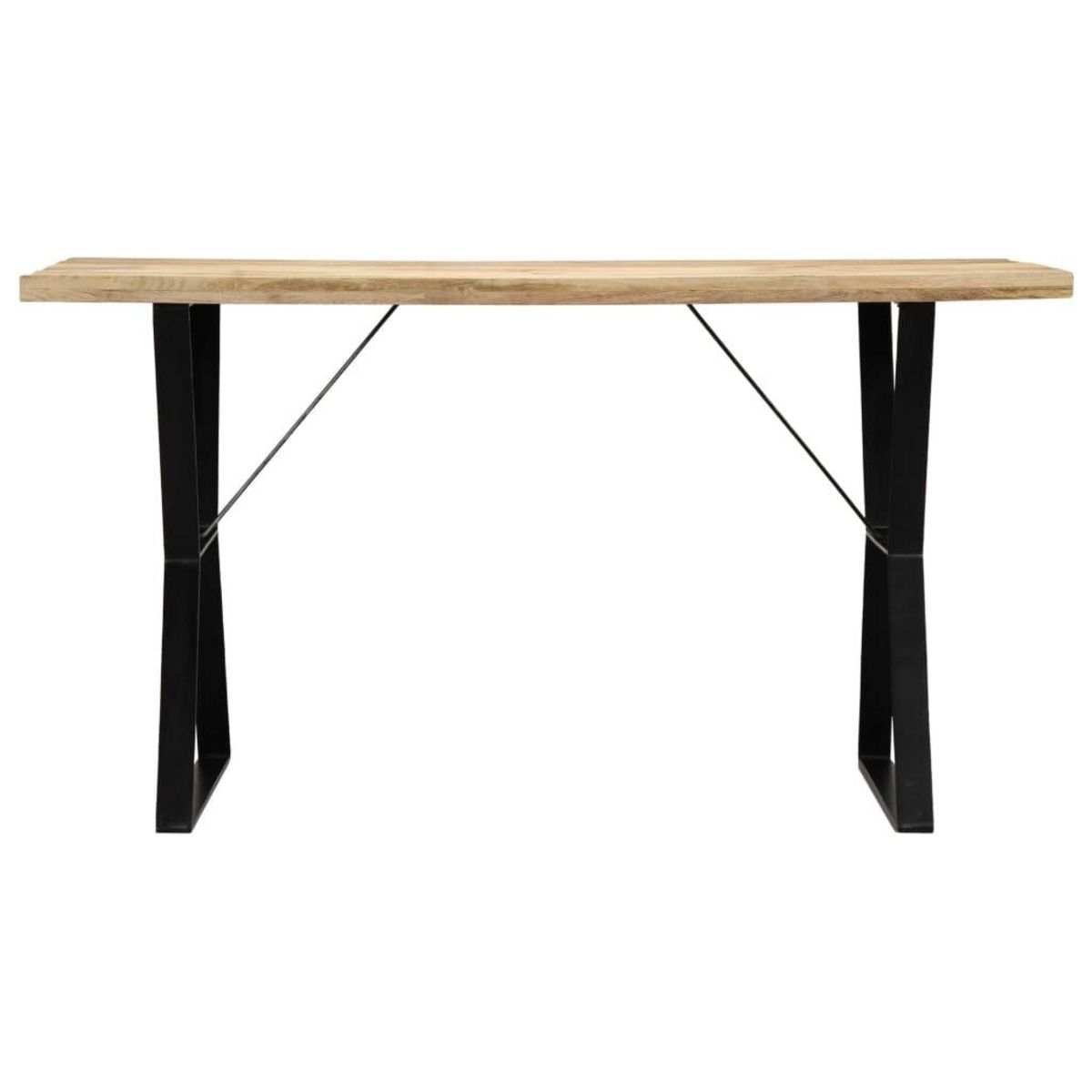 VIDAXL Table a manger 140x80x76 cm Bois de manguier massif