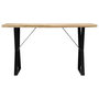 Voir la diapositive 2 : VIDAXL Table a manger 140x80x76 cm Bois de manguier massif