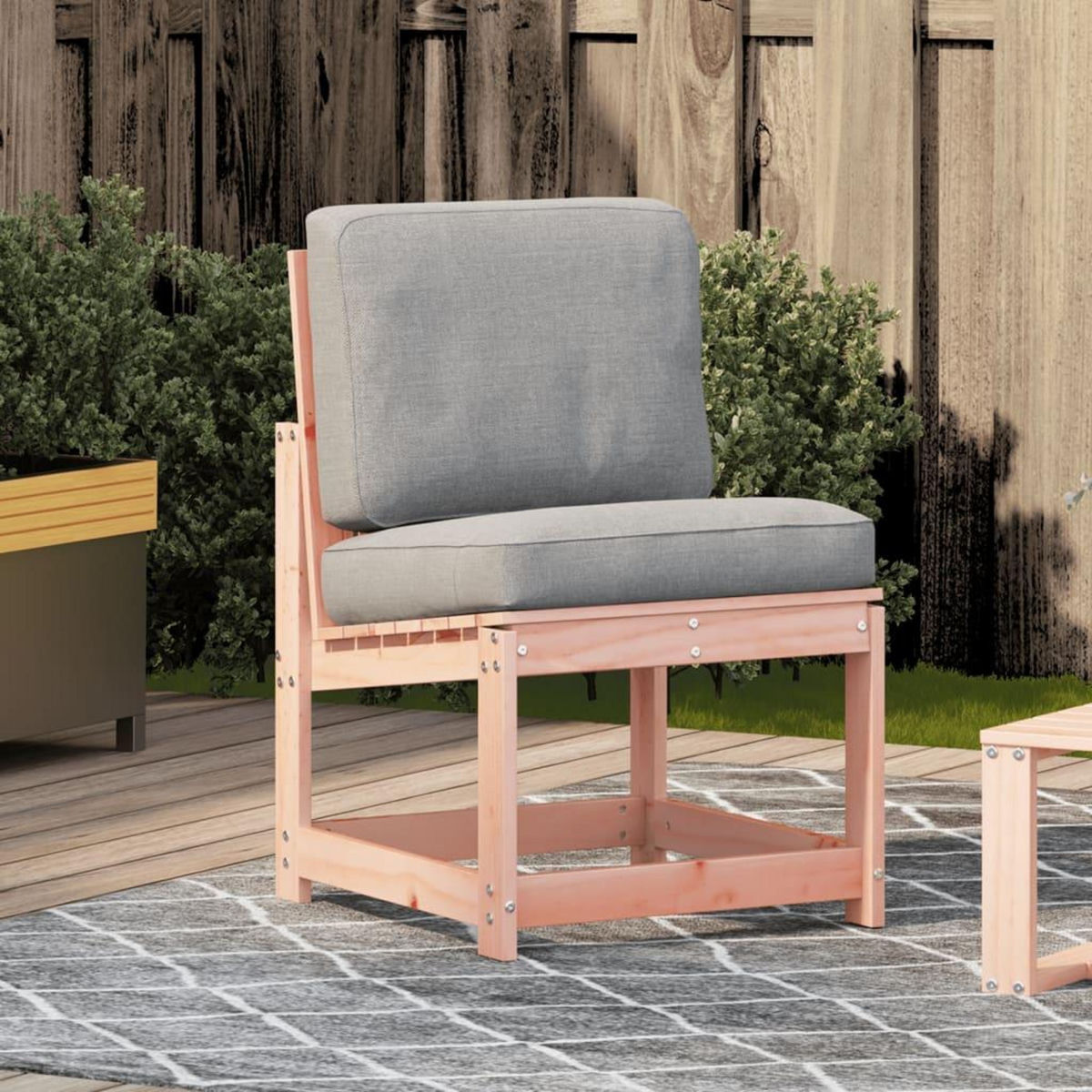 VIDAXL Chaise de jardin 50,5x55x77 cm bois massif de douglas