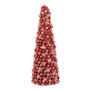 Voir la diapositive 1 : Paris Prix Cône de Noël Déco  Baies  41cm Rouge