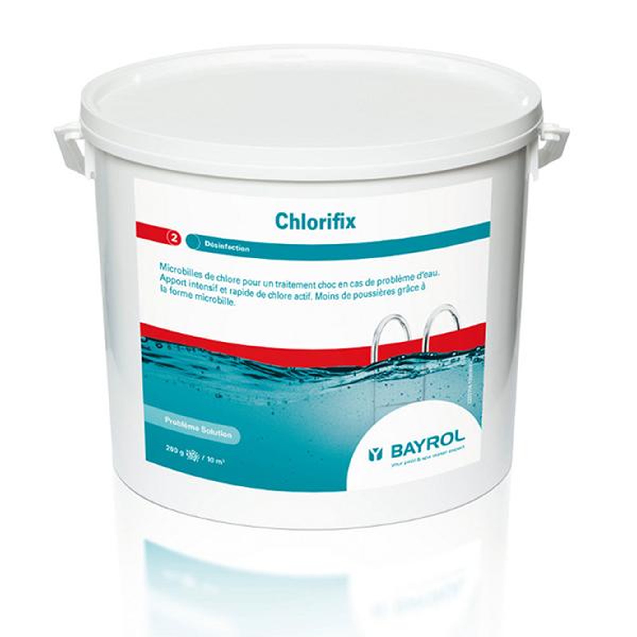 Bayrol Chlore en microbilles à dissolution rapide 5kg - CHLORIFIX 5KG