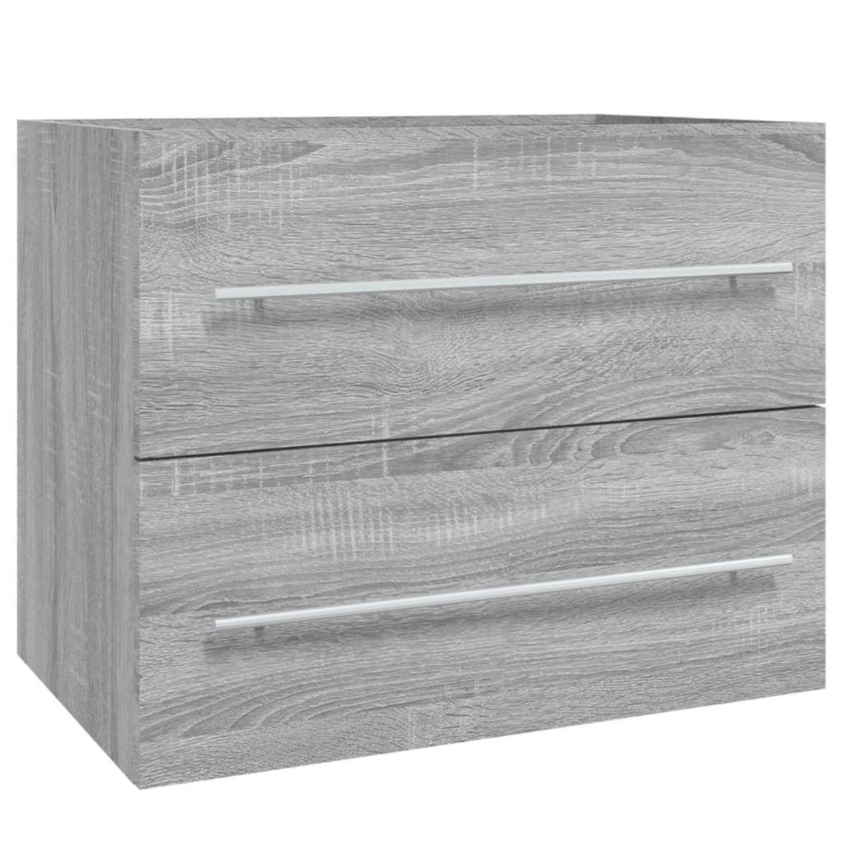 VIDAXL Armoire de lavabo Sonoma gris 60x38,5x48 cm Bois d'ingenierie