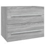 Voir la diapositive 2 : VIDAXL Armoire de lavabo Sonoma gris 60x38,5x48 cm Bois d'ingenierie