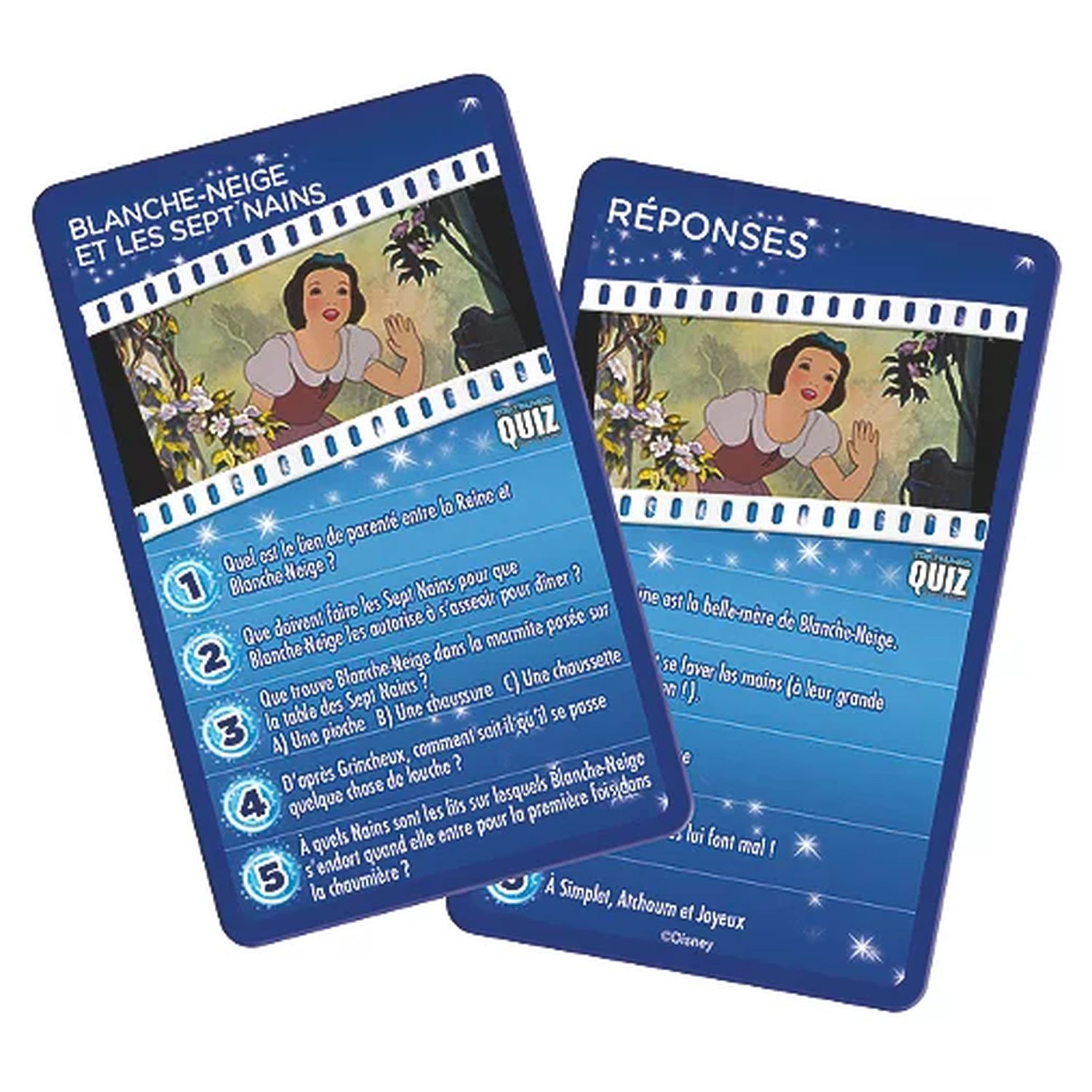 Voir la diapositive 5 :  WINNING MOVES Quiz Disney 