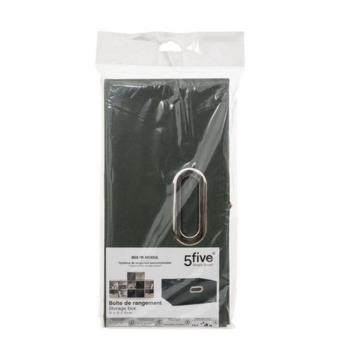 TOILINUX Lot de 12 Boites de rangement en tissu