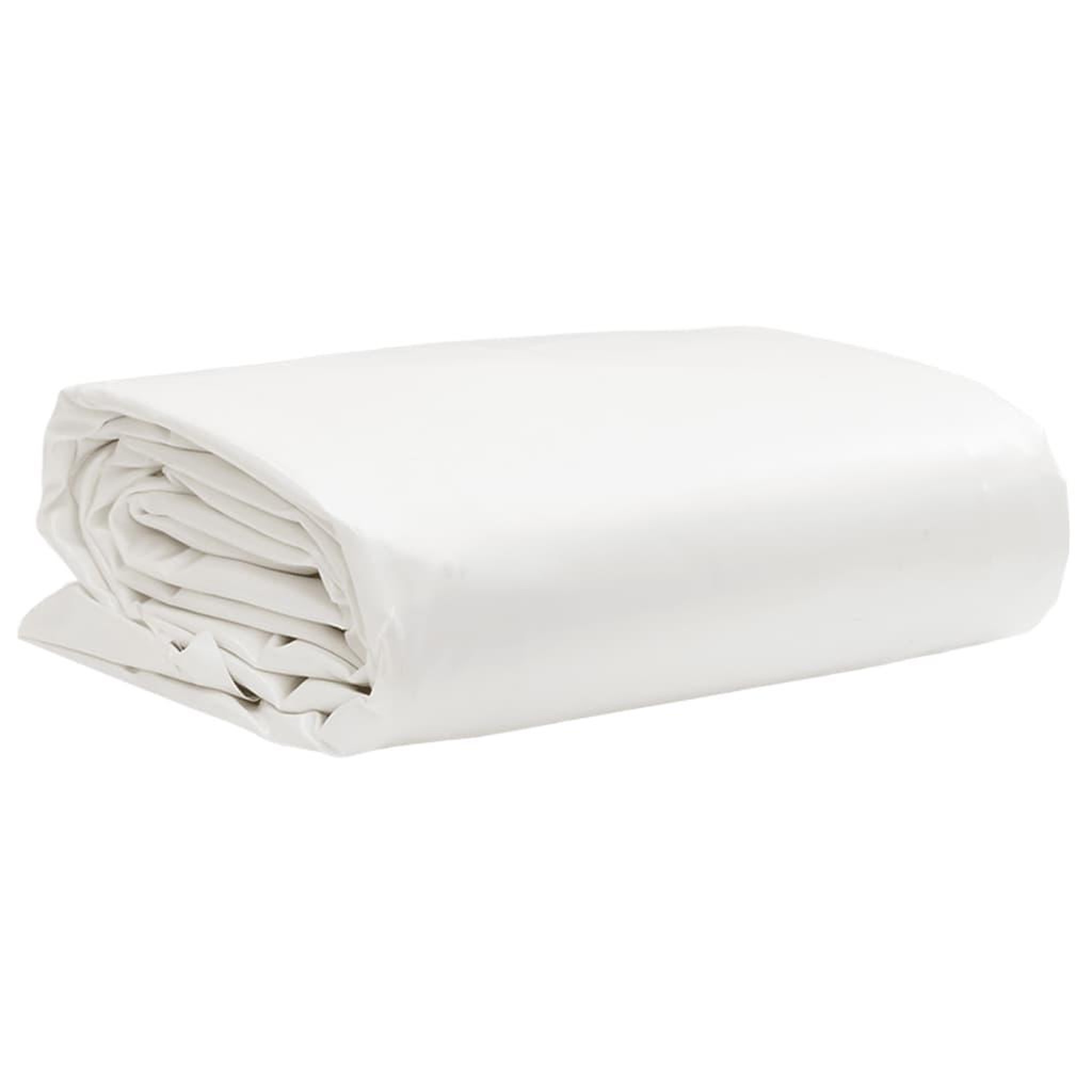 VIDAXL Bache blanc 5x8 m 600 g/m²