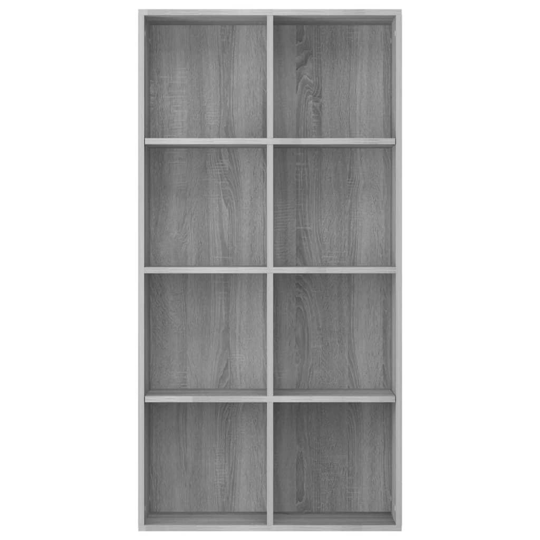Voir la diapositive 3 : VIDAXL Bibliotheque/Buffet Sonoma gris 66x30x130 cm Bois d'ingenierie