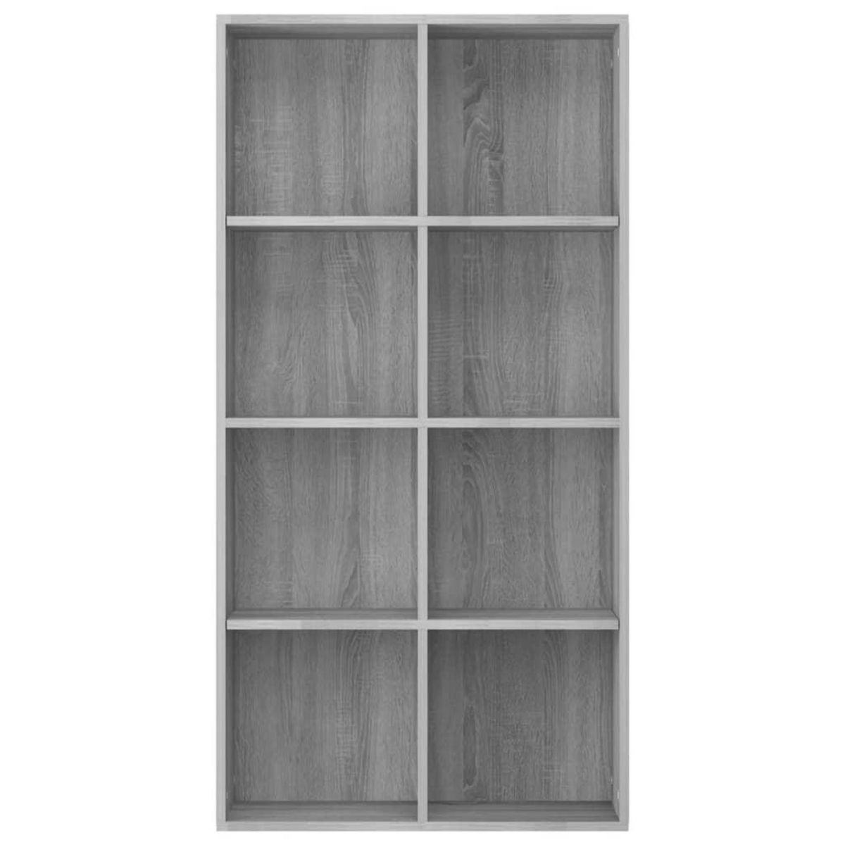 VIDAXL Bibliotheque/Buffet Sonoma gris 66x30x130 cm Bois d'ingenierie