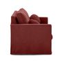 Voir la diapositive 4 : LISA DESIGN Serena - canapé droit déhoussable 2 places en velours