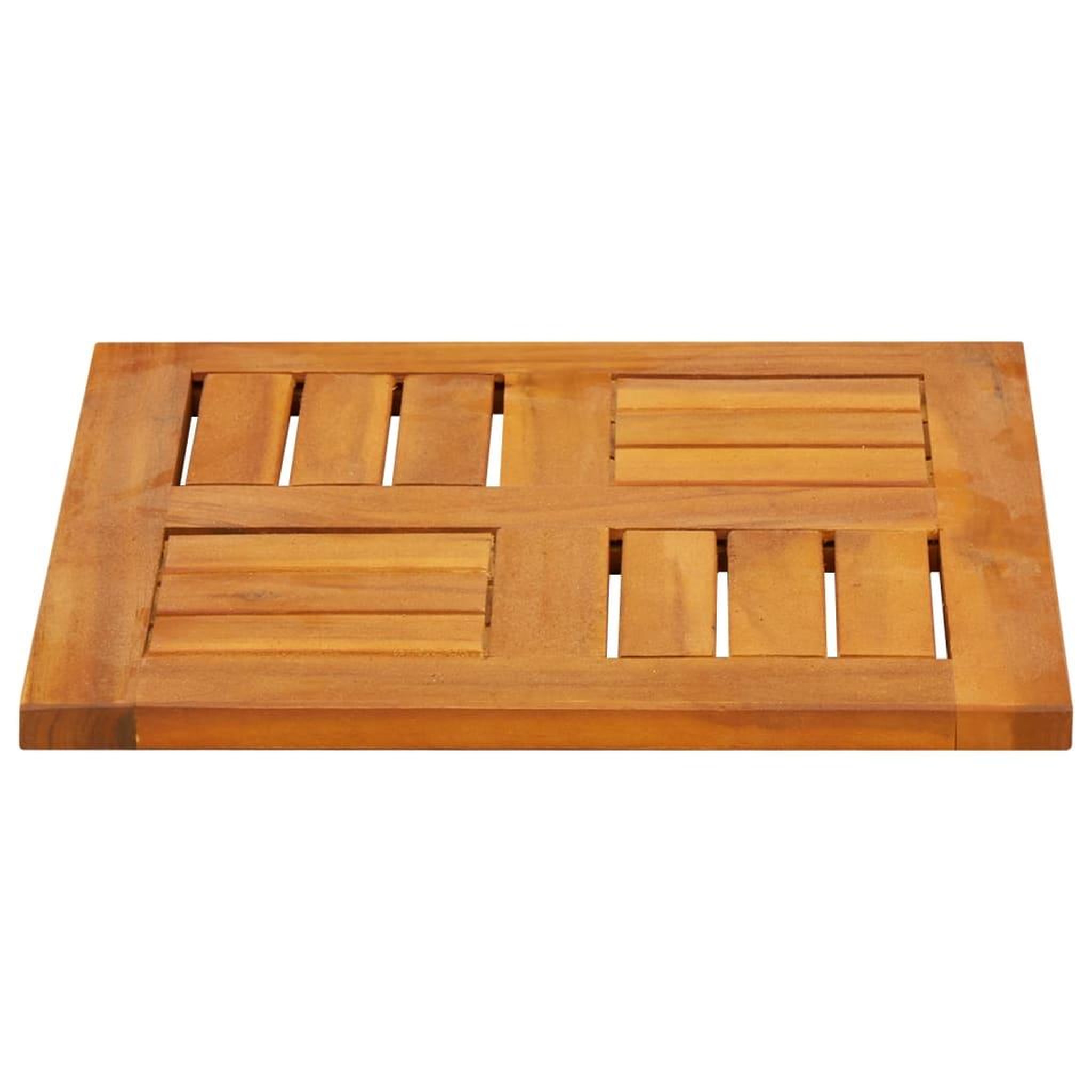 Voir la diapositive 3 : VIDAXL Dessus de table 40x40x2 cm carre bois massif d'acacia