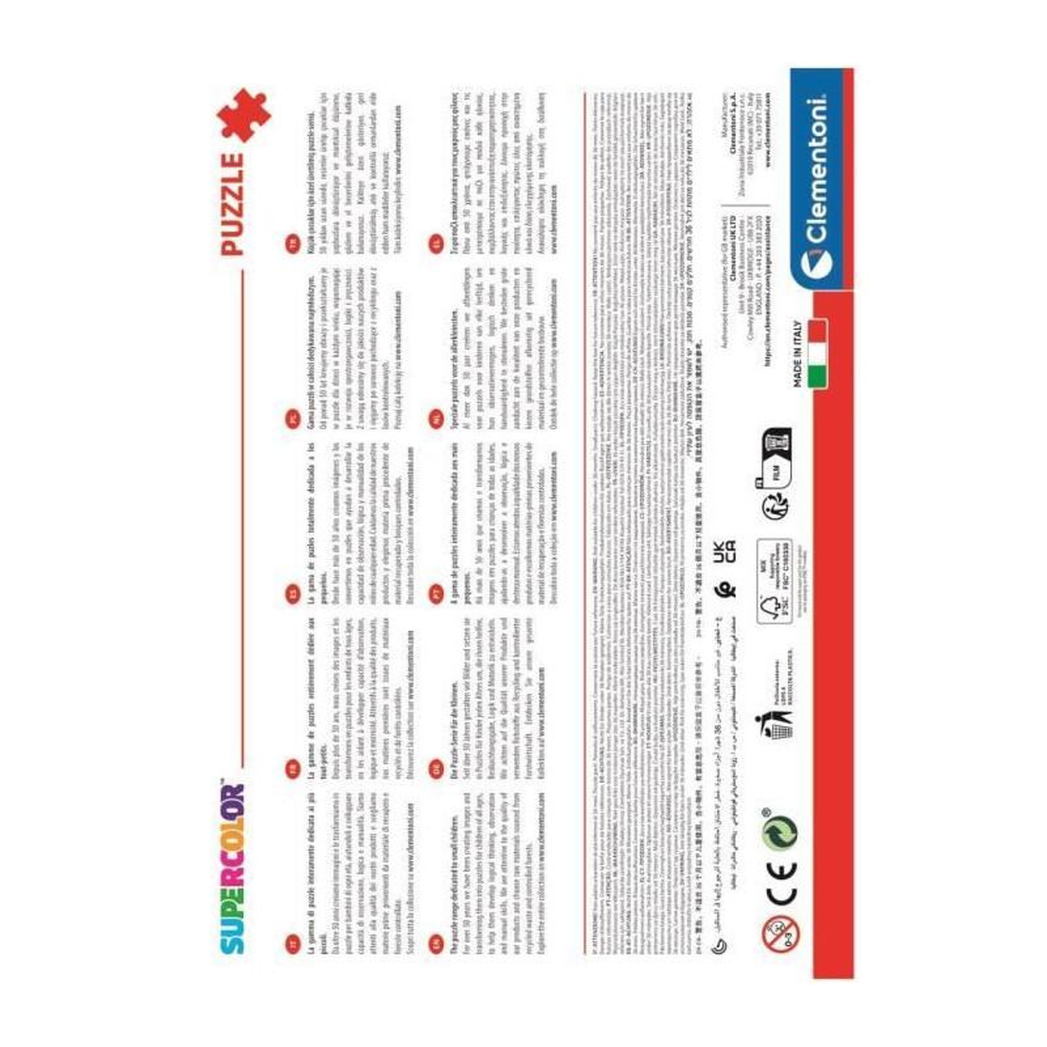 Voir la diapositive 5 : CLEMENTONI Puzzle 104 pièces Super - Jurassic World - CLEMENTONI