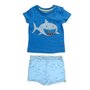 IN EXTENSO Pyjashort avec patchs amovibles requins bébé garçon