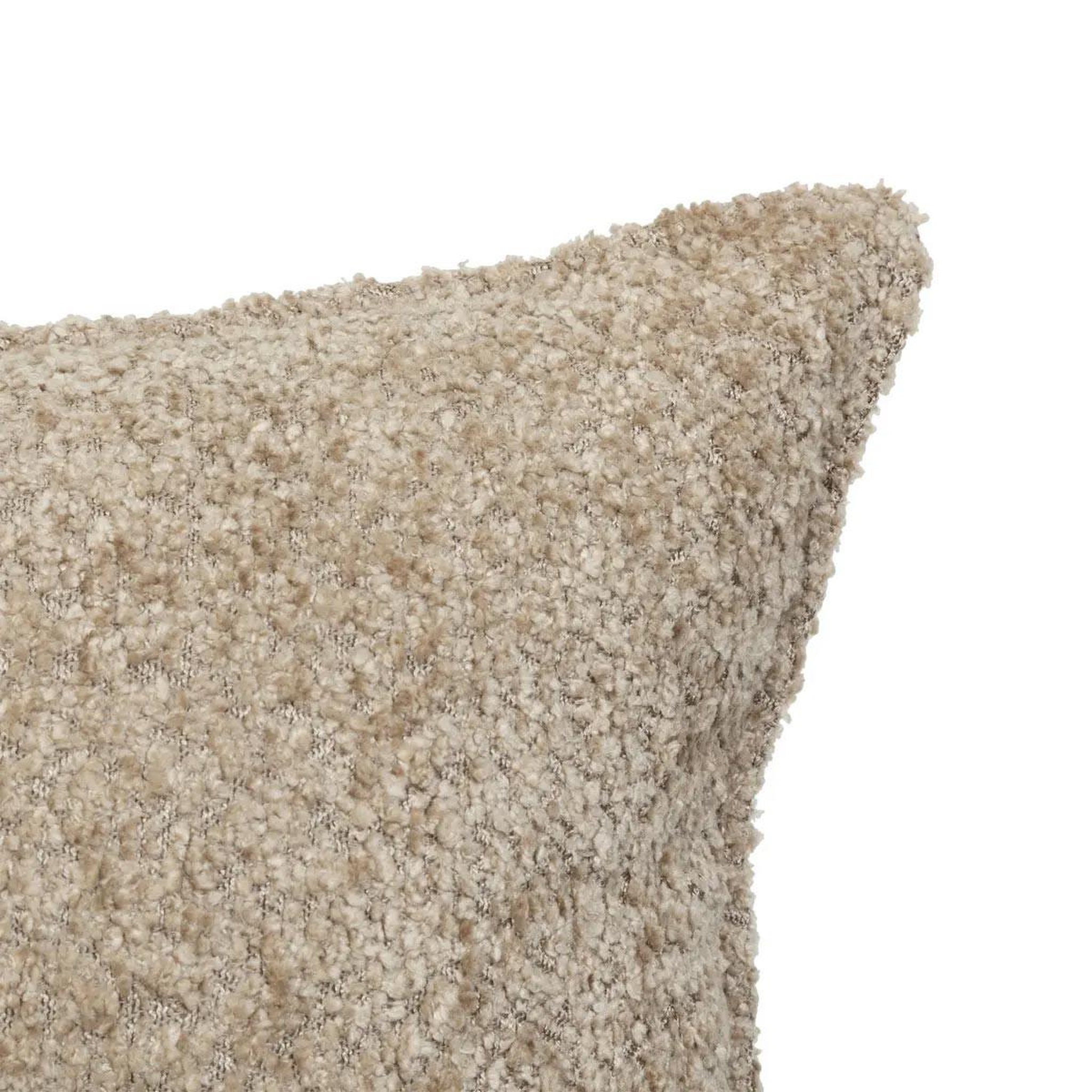 Voir la diapositive 2 : ATMOSPHERA Coussin déco bouclette  soana  30x50cm taupe