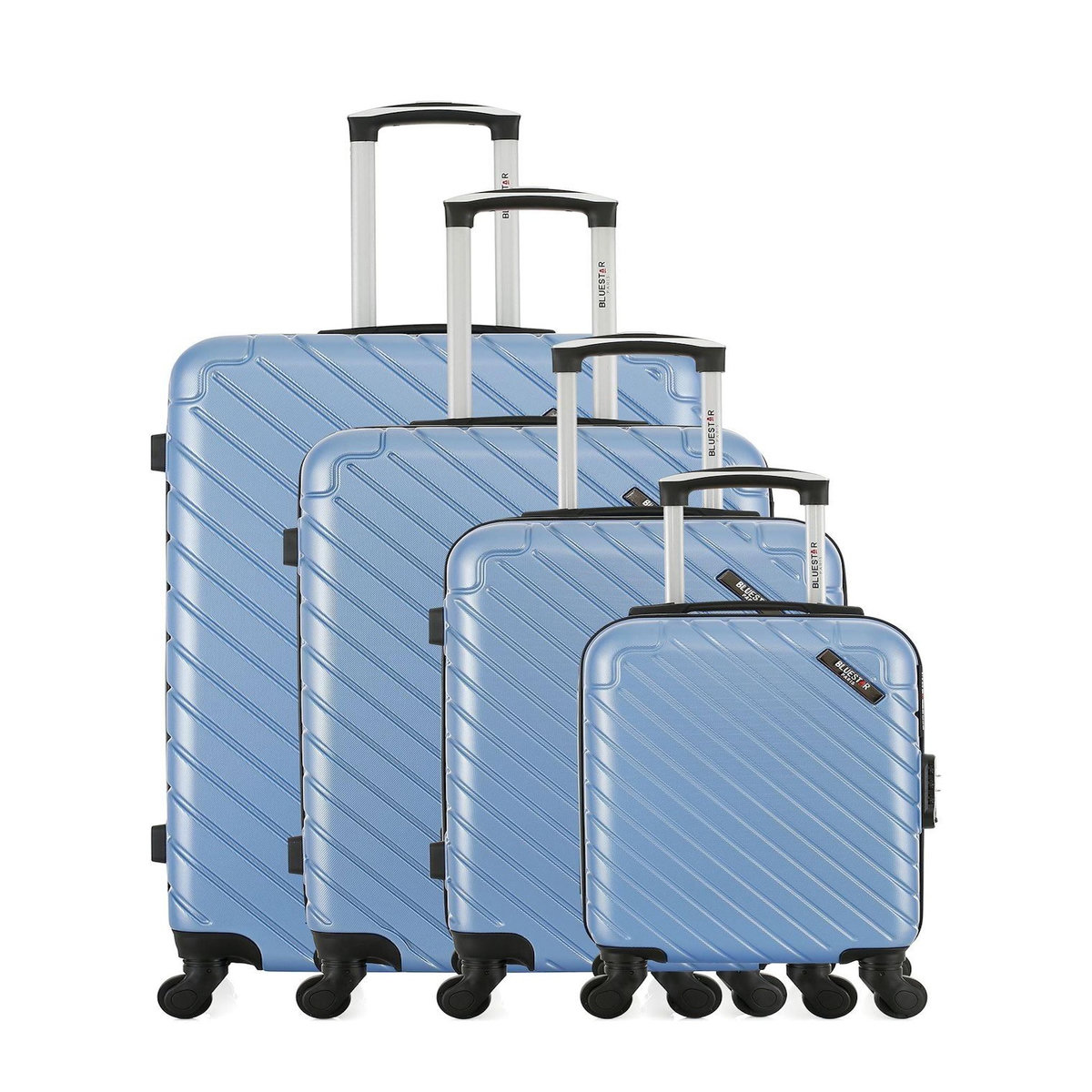 BLUESTAR BLUESTAR - Set de 4 Valises CITE-M 75 cm 4 Roues