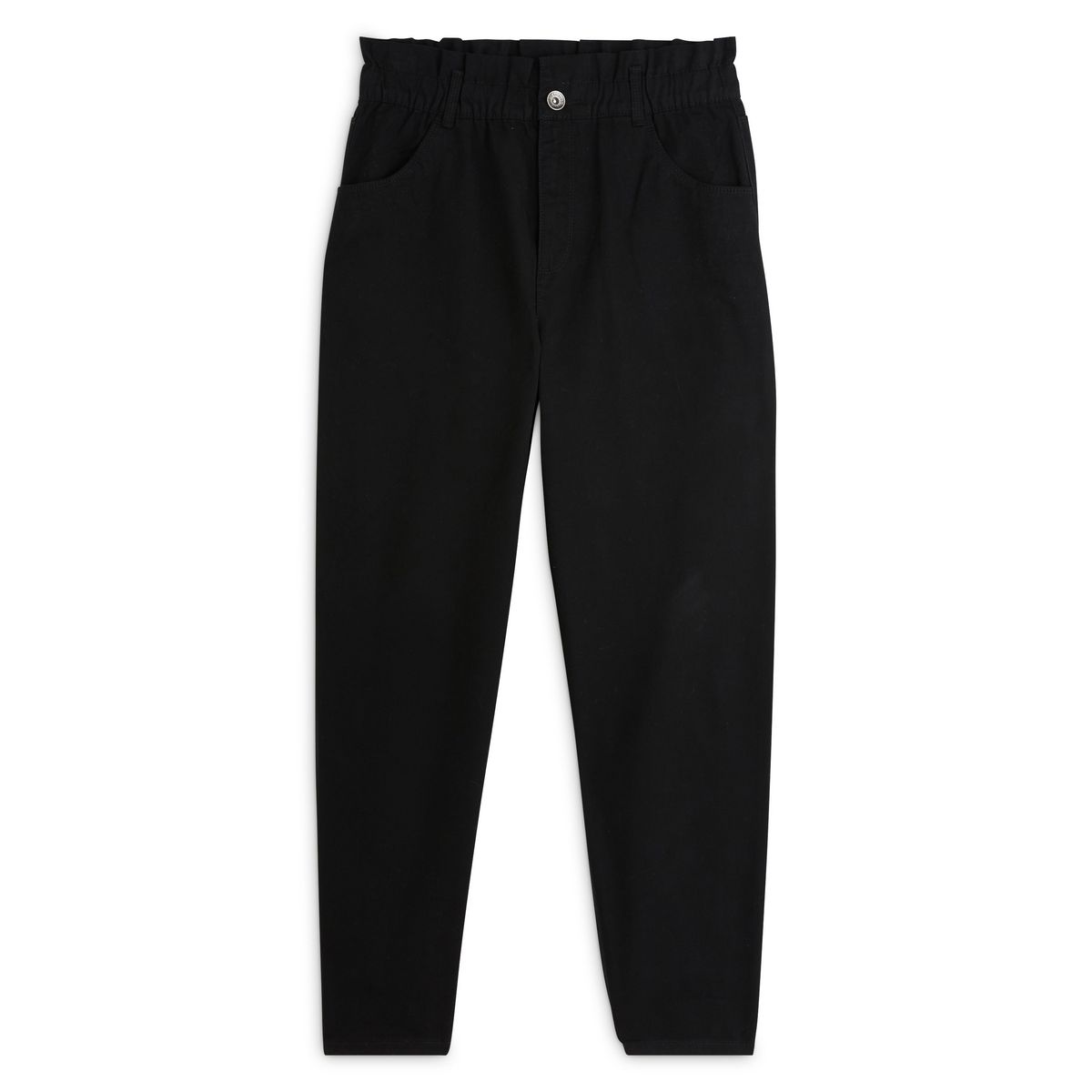 IN EXTENSO Pantalon taille élastiquée noir femme