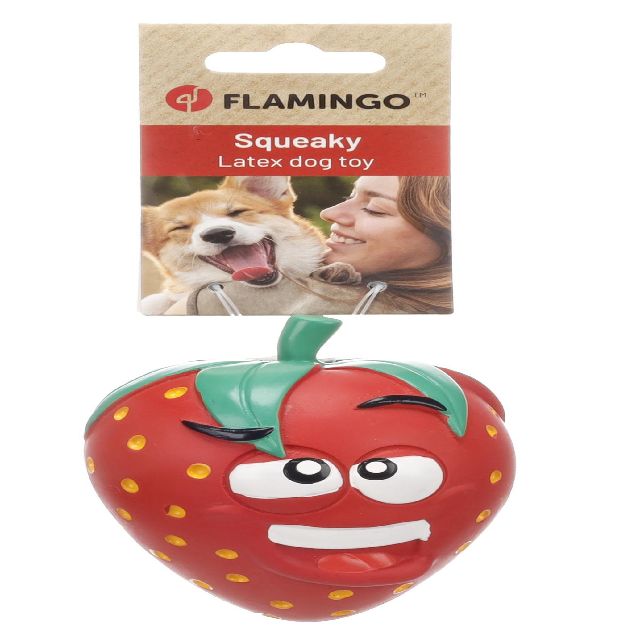 Voir la diapositive 2 : Eden Jeu pour chien fruco la fraise sonore