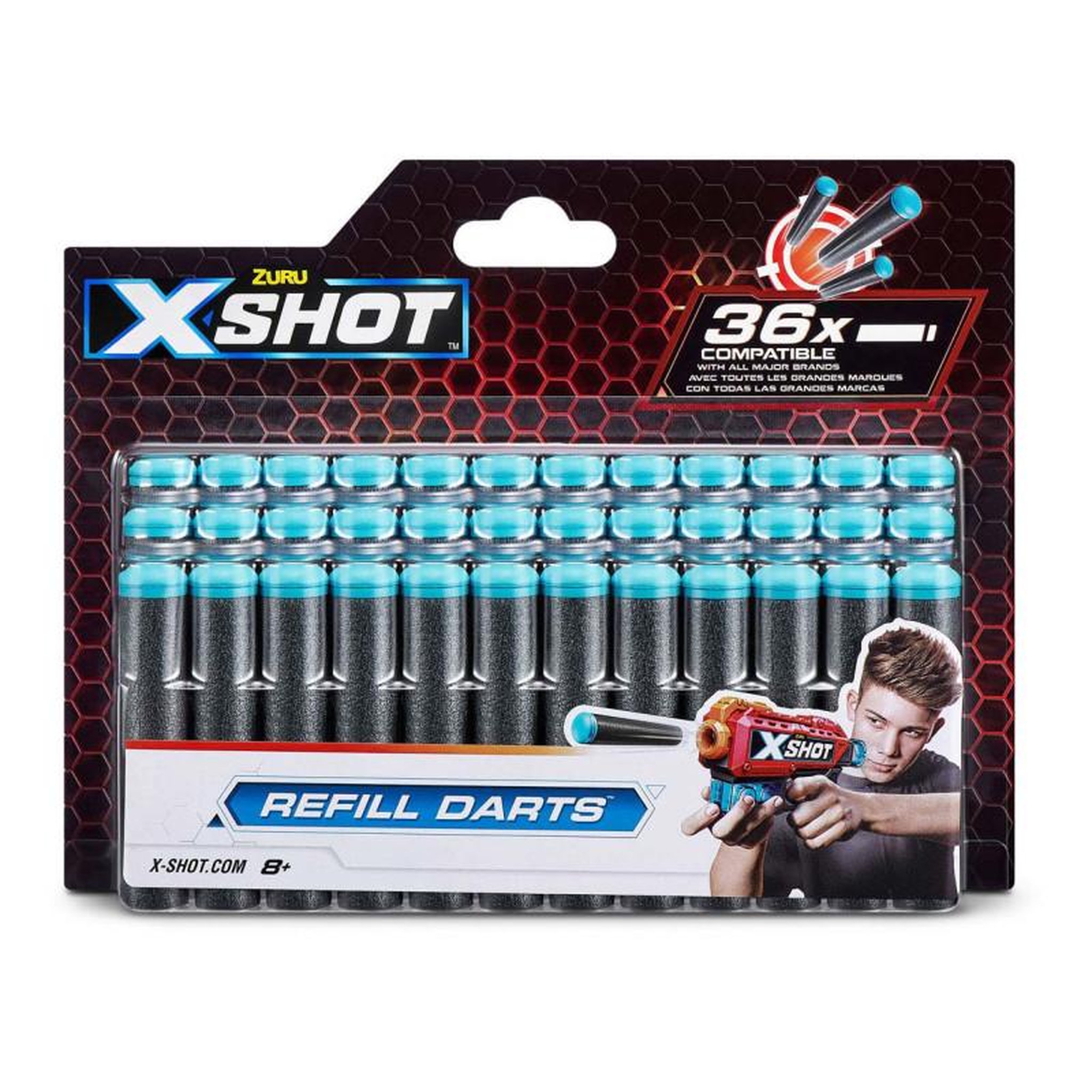 Voir la diapositive 3 : ZURU XShot Pack 36 fleches en mousse