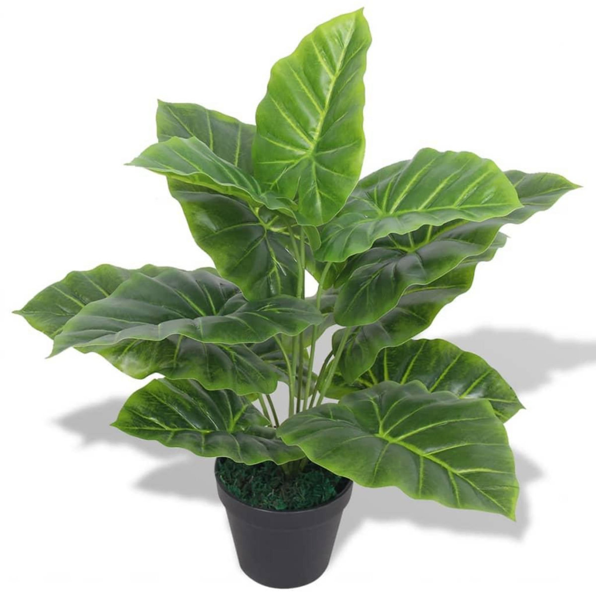 VIDAXL Plante Taro artificielle avec pot 45 cm Vert