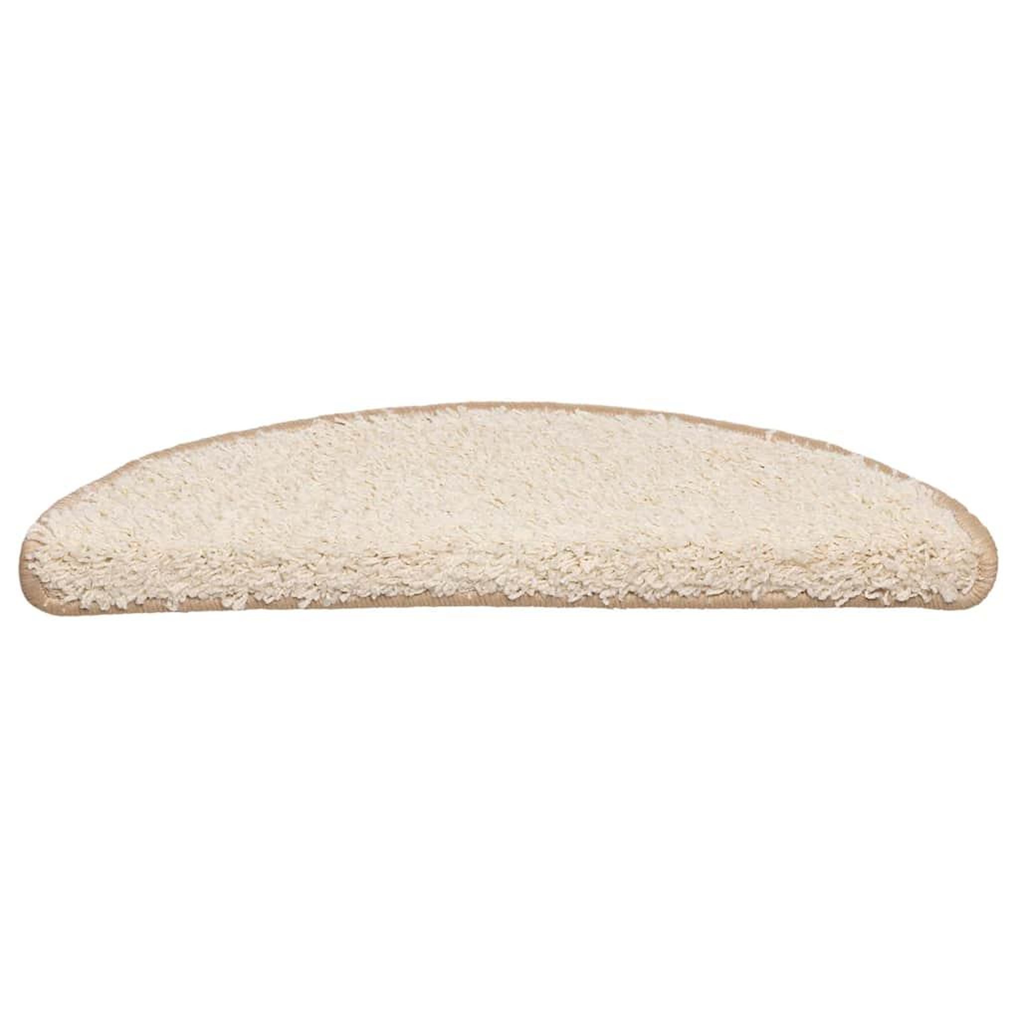Voir la diapositive 3 : VIDAXL Tapis d'escalier 30 pcs creme 56x17x3 cm