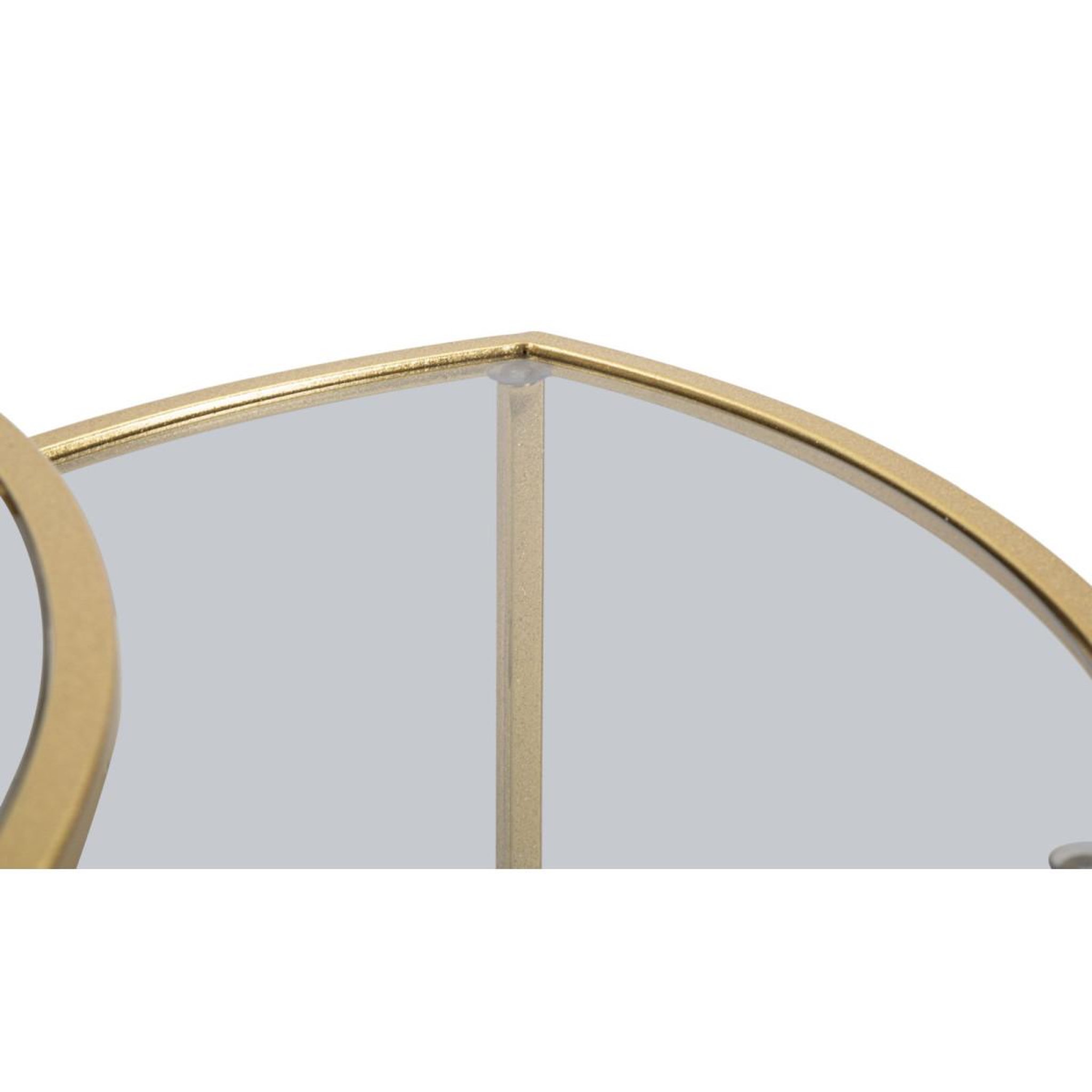 Voir la diapositive 6 : Paris Prix Lot de 3 tables basses  triangle  60cm or