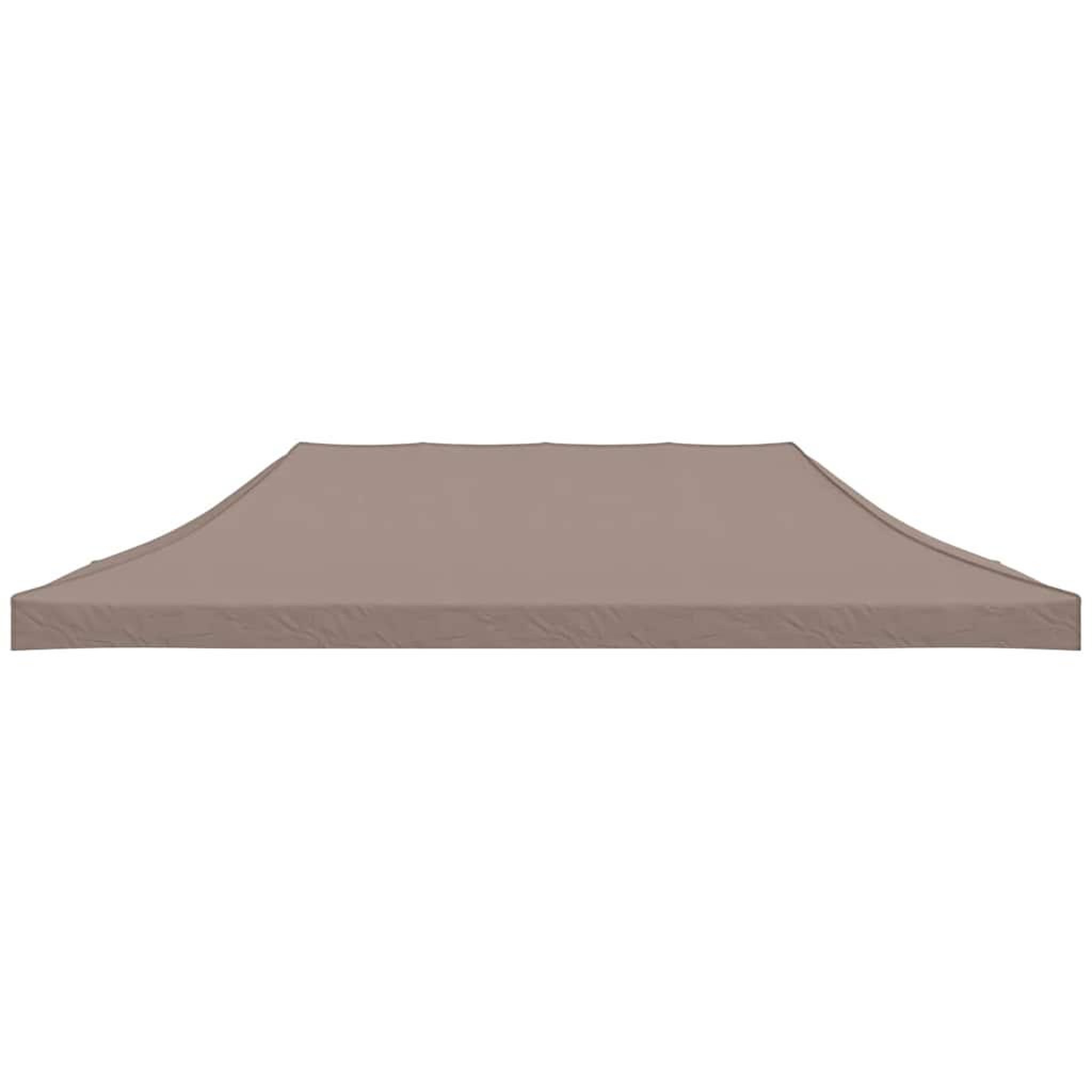 Voir la diapositive 3 : VIDAXL Toit de tente de reception 6x3 m Taupe 270 g/m^2