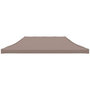 Voir la diapositive 3 : VIDAXL Toit de tente de reception 6x3 m Taupe 270 g/m^2