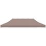 Voir la diapositive 3 : VIDAXL Toit de tente de reception 6x3 m Taupe 270 g/m^2