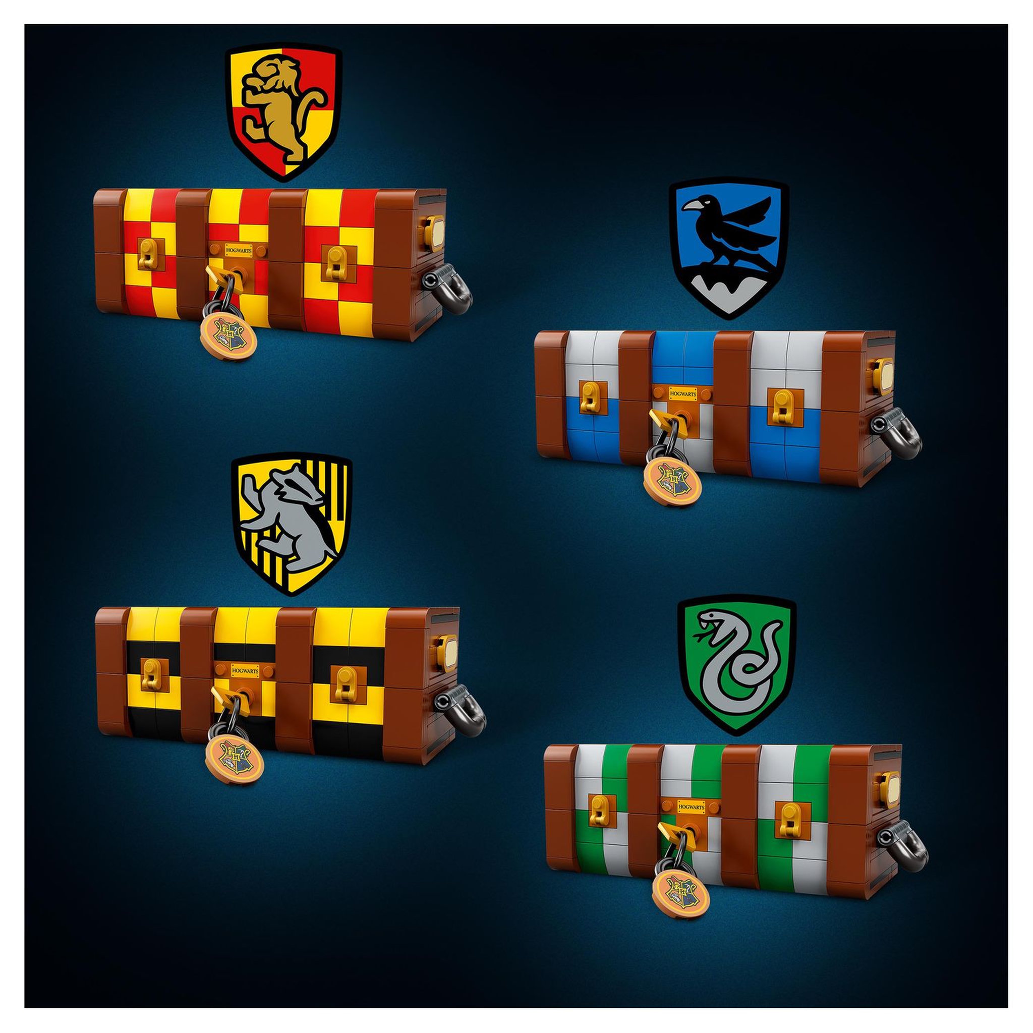 Voir la diapositive 5 : LEGO Harry Potter 76399 La Malle Magique de Poudlard, Malette personnalisable, Inclus 5 Minifigures de Personnages de l'Univers des Films