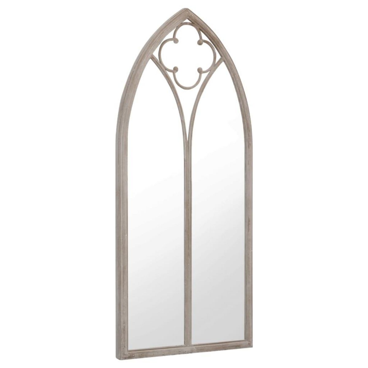 VIDAXL Miroir de jardin Sable 70x30 cm Fer pour utilisation exterieure