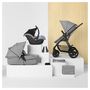 Voir la diapositive 2 : KINDERKRAFT Poussette 3en1 Moov CT bébé 