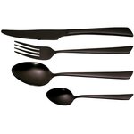 Pradel premium Ménagère 16 pièces inox noir - 40116