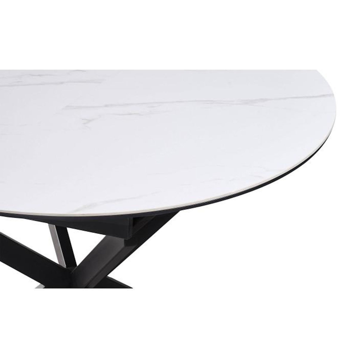 Paris Prix Table à Manger Céramique Extensible  Belli  160cm Blanc
