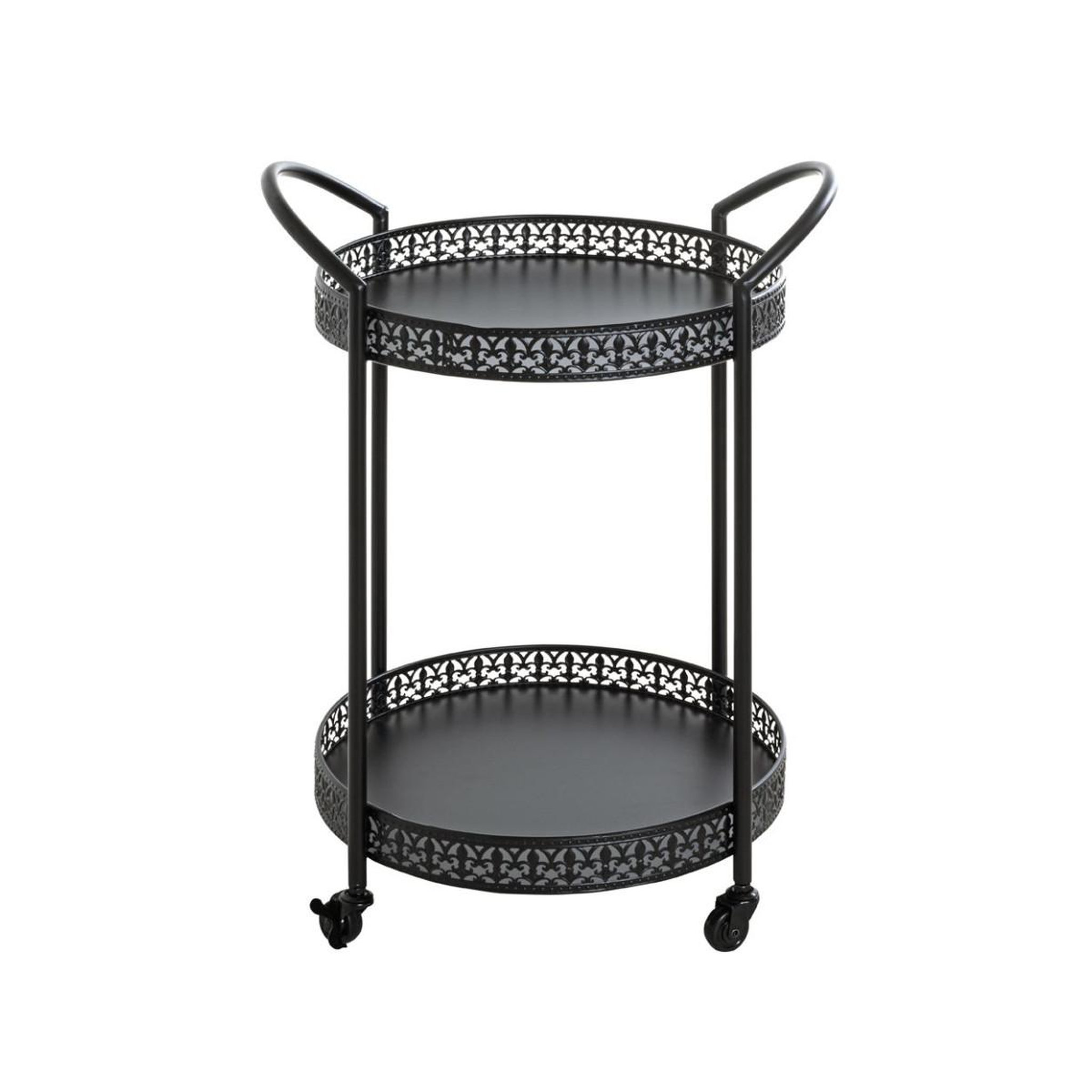 Voir la diapositive 2 : Paris Prix Desserte de cuisine design  loniba  71cm noir