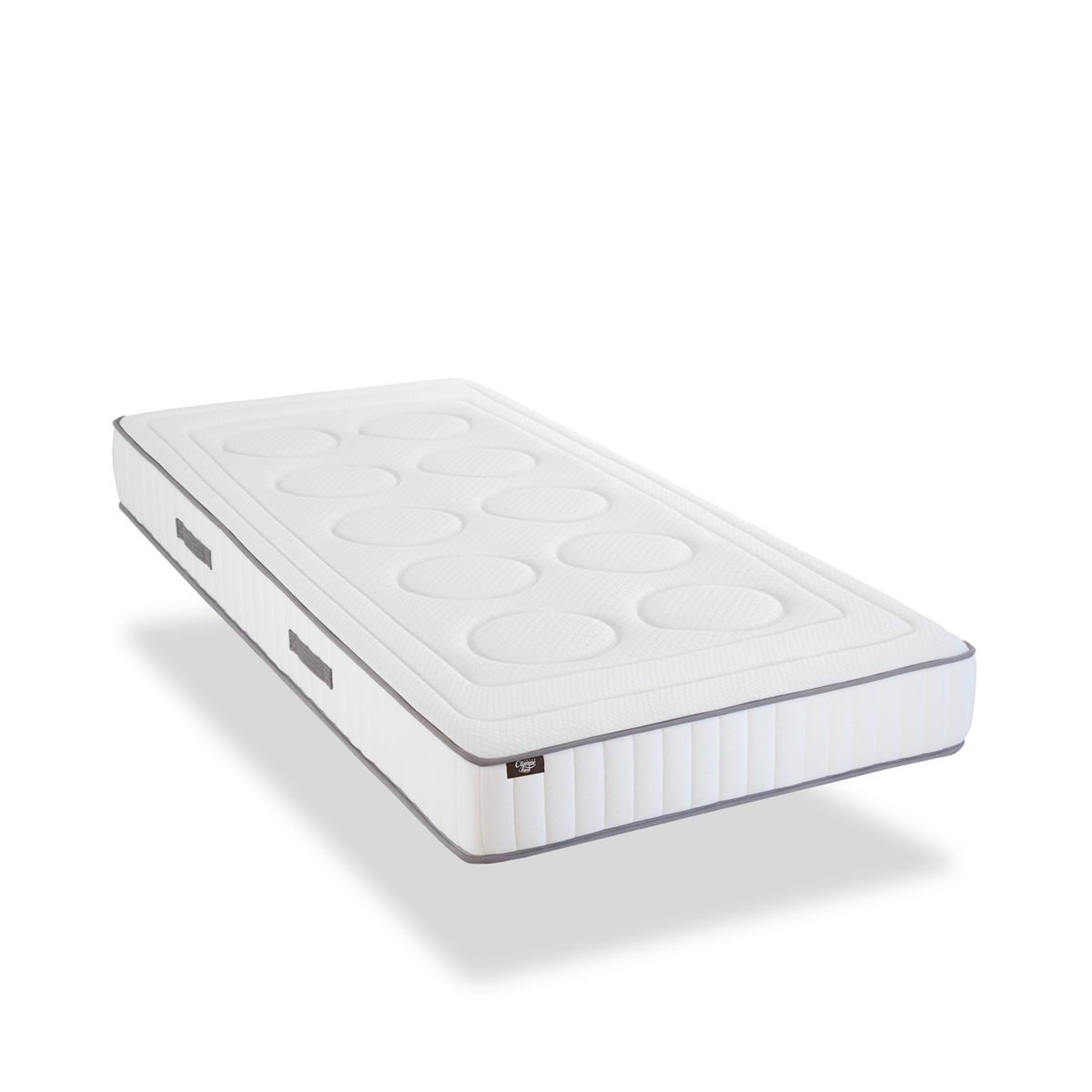 Voir la diapositive 4 : OLYMPE LITERIE Olympe literie | ensemble cristal | matelas mémoire de forme + sommier bois