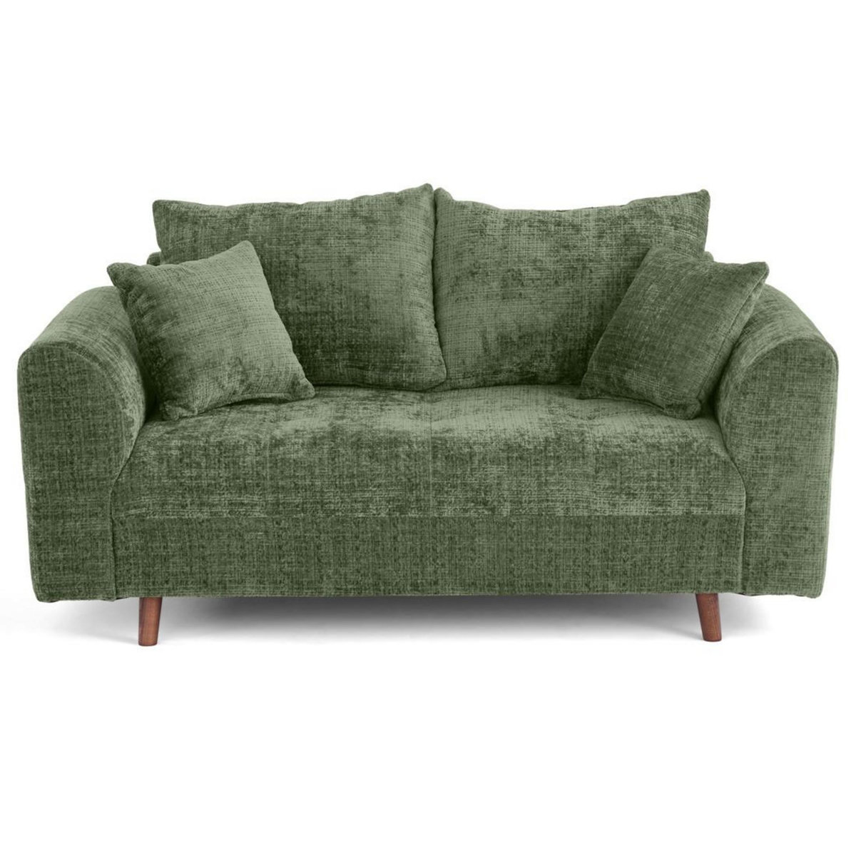 LISA DESIGN Rune - canapé droit 2 places en velours texturé